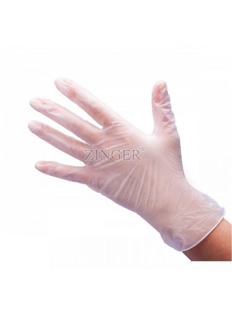 Перчатки М Виниловые универсальные 100 штук (50шт) Zinger