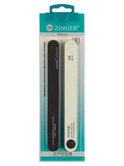 Маникюрный комплект (3-пилки, полировка прямая) Zinger zo-Sis-132