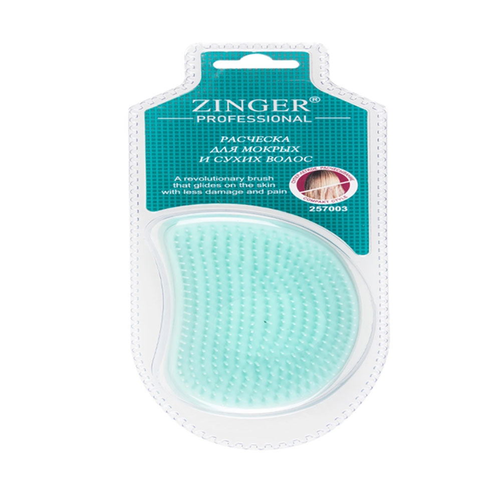 Расческа для всех типов волос, бирюзовая Zinger sz-OS-5042 TURQUOISE